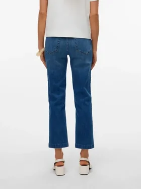 Awalice High Rise Mom Fit-Jeans