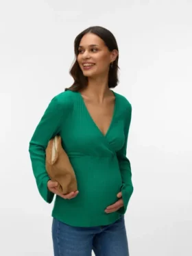 Bodycon-passform med V-hals