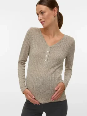 Bodycon-passform med V-hals