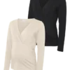 Bodycon-passform med V-hals