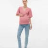 Bodycon-passform med V-hals