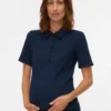 Bodycon-passform Polo-skjorte