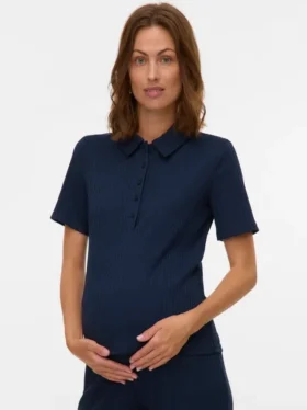 Bodycon-passform Polo-skjorte