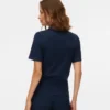 Bodycon-passform Polo-skjorte