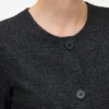 Cardigan med rund hals