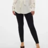 Jeggings med slank passform og høy midje