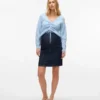Kort shorts med høy midje