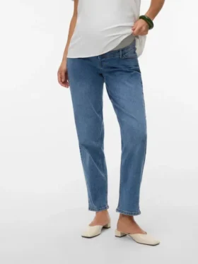 Mom Fit-jeans med middels høy midje