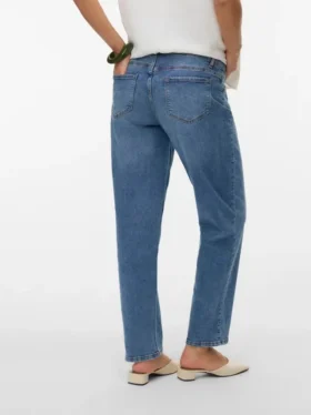 Mom Fit-jeans med middels høy midje