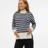 Pullover med rullekrage i standardpassform