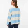 Pullover med rund hals og normal passform