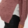 Pullover med rund hals og normal passform