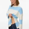 Pullover med rund hals og normal passform