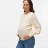 Pullover med rund hals og normal passform