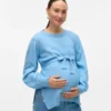 Pullover med rund hals og normal passform