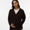 Pullover med V-hals og normal passform