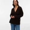 Pullover med V-hals og normal passform