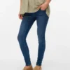 Slim Fit-Jeans med lav midje