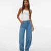 Snrancy jeans med høy midje og barrel-passform