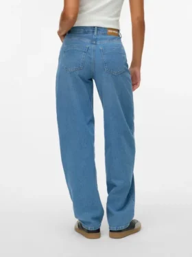 Snrancy jeans med høy midje og barrel-passform
