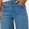 Snrancy jeans med høy midje og barrel-passform