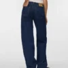 Snrancy-jeans med lav midje og vid passform