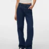 Snrancy-jeans med lav midje og vid passform