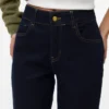 Snrancy jeans med middels høy midje og bootcut-passform