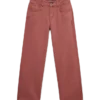 Snrancy-jeans med middels høy midje og vid passform