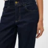 Snrancy-jeans med middels høy midje og vid passform
