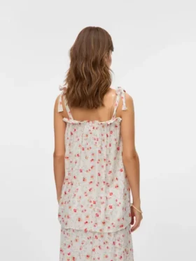 Tank-top med vanlig passform og firkantet hals