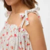 Tank-top med vanlig passform og firkantet hals