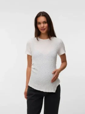 Tettsittende topp med rund hals