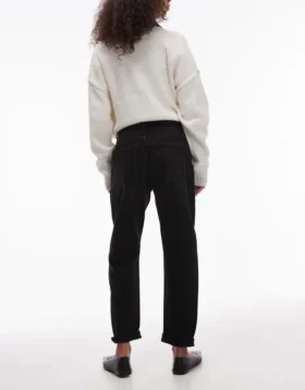 Topshop-jeans med høy midje og «mom fit»