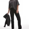 Topshop-jeans med høy midje og rett passform