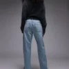 Topshop-jeans med høy midje og rett passform