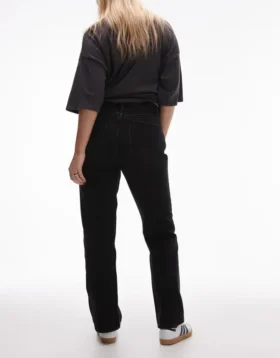 Topshop-jeans med høy midje og rett passform
