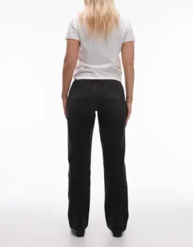 Topshop-jeans med høy midje og rett passform