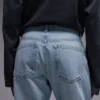 Topshop-jeans med høy midje og rett passform