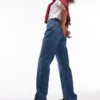 Topshop-jeans med høy midje og rett passform