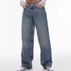 Topshop jeans med lav midje og avslappet passform