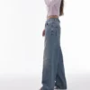 Topshop jeans med lav midje og avslappet passform