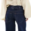 Topshop jeans med lav midje og avslappet passform