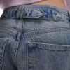 Topshop jeans med lav midje og avslappet passform