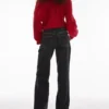 Topshop-jeans med lav midje og vid benpassform