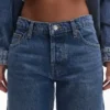 Topshop-jeans med lav midje og vid benpassform