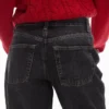 Topshop-jeans med lav midje og vid benpassform