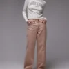 Topshop jeans med middels midje og løs passform
