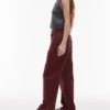 Topshop jeans med middels midje og vid ben