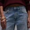 Topshop jeans med middels midje og vid ben